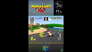 Mario Kart 64 with a WHEEL.. 🍌