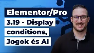 Elementor /Pro 3.19 - Display conditions elemeknek, Jogok és AI