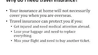 Brian Peters - Travel Insurance