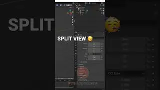 How to Split View Horizontally (Instead of Vertically) in Blender 🥳 