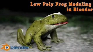 Frog Low Poly Modeling in Blender