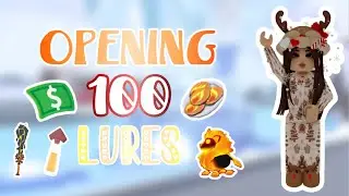 OPENING 100 LURES | ADOPT ME