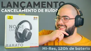 Novo Fone Bluetooth da Baseus Rei do Custo-Benefício! 120h de Bateria, Hi-Res e Barato! Bowie 10 Max