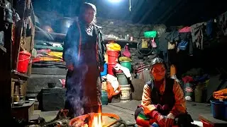 How a Tibetan family lives high in the Himalayan mountains. Life in remote villages