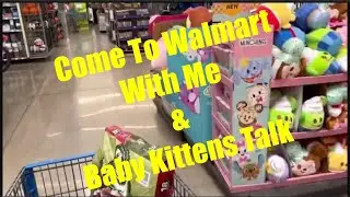 Come To Walmart With Me.5 Baby Kittens.Me Rambeling.