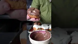 Donut Peach Stuffed Donuts