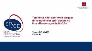 Talks - Terahertz Spintronics 2023 - Yannic BEHOVITS, FU Berlin