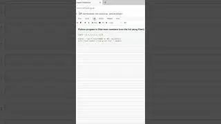 3.1 Python program to filter even numbers from list using filter() function? #pythontricks #easy