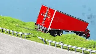 Cars vs Cliff Roads | BeamNG.Drive Valerito