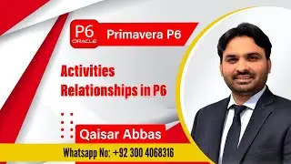 How to Link Activities in Primavera I How to Make Relationships in P6 