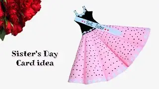 DIY Sister's Day Card //Sister's Day Pop-up Card Making idea //Beautiful Sister's Day handmade Gift