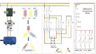 Star Delta Starter Wiring Step by Step | Motor Control Basics  | Star Delta Starter Made Easy