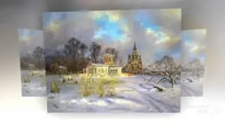 картина русская зима  Там где живет Холод