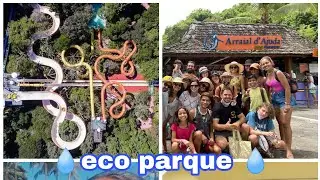 fomos no eco parque!💧💙(muita diversão)*vale muito apena *