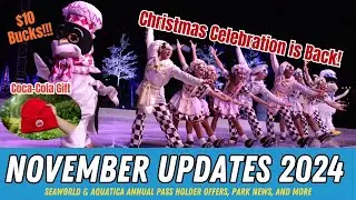 November 2024 SeaWorld Parks Pass Member Updates