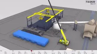 4D BIM/VDC Construction Animation