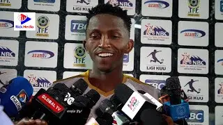 MTASINGWA kwa furaha aliyonayo awajibu waandishin kwa MADAHA/Tulijiandaa kwa mchezo