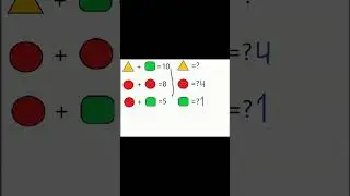 Solving Shapes puzzle #shorts #maths