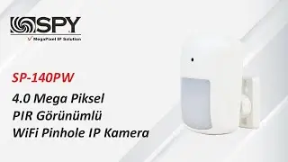 SP IP140PW WIFI 4 0 MP 3,7 MM LENS H 265 PINHOLE DAHİLİ MİKROFONLU PIR IP KAMERA