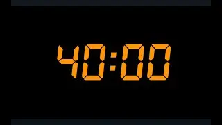 TEMPORIZADOR 40 MINUTOS | Cuenta atrás 40min