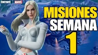 COMO COMPLETAR TODAS LAS MISIONES / DESAFIOS DE LA SEMANA 1 en FORTNITE TEMPORADA 4, CAPÍTULO 5