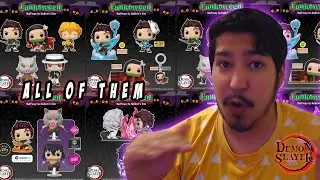 all of the demon slayer funko pop revealed | Funko | Funko POP |