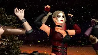 [MMD Skarlet,Harley Quinn,Mileena] Caramell Dansen
