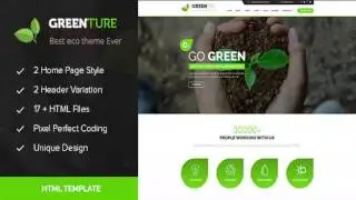 Greenture - Environment / Non-Profit HTML Template | Themeforest Website Templates and Themes