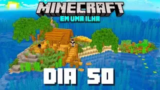 Surviving 100 DAYS on AN ISLAND in MINECRAFT HARDCORE 02