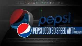 Speed Art: Pepsi 3D Logo | By CodeDraco