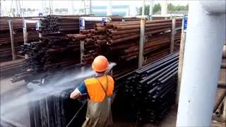Гидродинамическая очистка НКТ с помощью насосных установок высокого давления завода ООО "Байкал"
