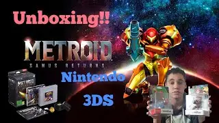 Metroid samus returns LEGACY EDITION!! Nintendo 3ds UNBOXING + 2 amiibos