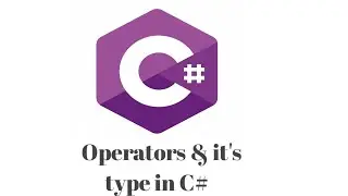 C＃ Operators | C＃ tutorial for beginners