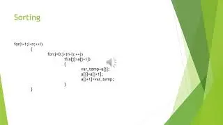 sort one dimensional array