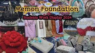 Memon Foundation Students Display Work Today | Handmade Crafts for Sale @ cheap price #studentswork