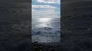 Шторм.Черное море. Пляж Чкаловский. 23.09.24.Бархатный сезон❤️