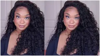 Full 13x6 Parting Space Large Lace Frontal Wig | Install and Define Fluffy Curls ft.Ymy