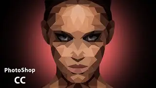 Photoshop CC : Low Poly Portrait Effect in Photoshop CC