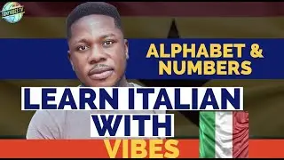 1 LESSON|  ALPHABET & NUMBERS|| TWI ITALIAN