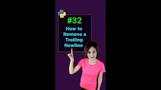 How to Remove a Trailing Newline in python | How Can i Remove a Trailing Newline Python