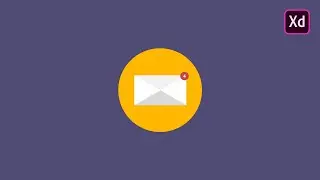 How to create message icon in Adobe XD ?