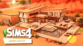 DESERT LUXE MANSION ||  || The Sims 4  Speed Build - NO CC