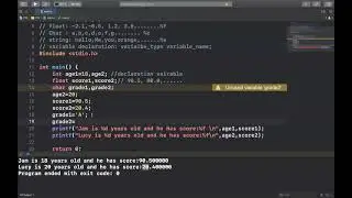 C Programming Language: Variable