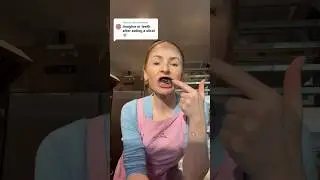 Does black icing stain your teeth? 🤔 