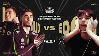foxz Reacts to LOUD vs EDG // VALORANT Champions 2023 Playoff Highlights #VALORANTChampions