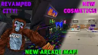 THE NEW ARCADE UPDATE IN GORILLA TAG! | GORILLA TAG UPDATE REVIEW | #vr #funny #gorillatag #cool