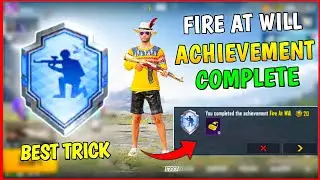 Easy Way To Complete (Fire At Will) Achievement Pubg/Bgmi | 20 Achimevent point | Fire At Will