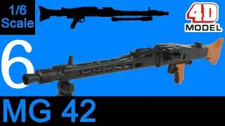 MG 42 1/6 scale model DETAILED review (Light weapon model series Vol. 1)