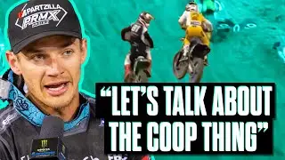 Cade Clason Explains Crash w/ Cooper Webb From Indianapolis Triple Crown 450 Race 1 | SMX Supercross