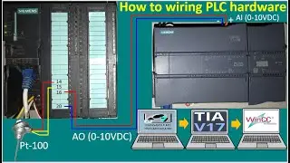 PLC S7 -200 hardware wiring with PLC S7-300